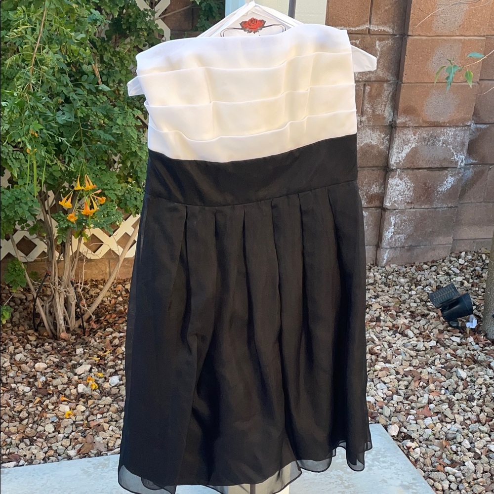 Black and White Cocktail Dress